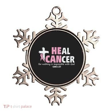 He Can Heal Cancer Breast Cancer Awareness Ornament