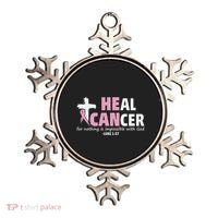 He Can Heal Cancer Breast Cancer Awareness Ornament thumb 0