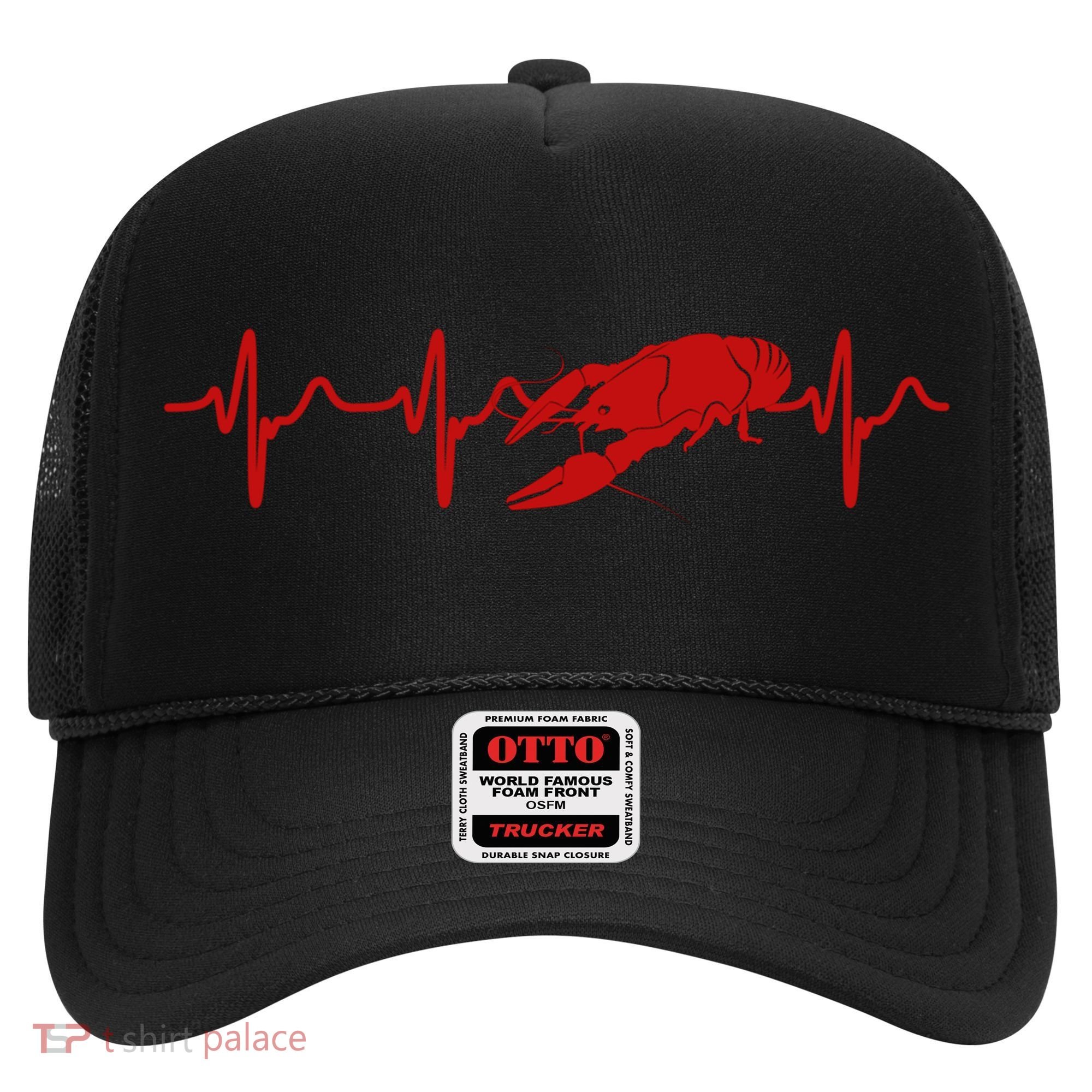 Heartbeat Crawfish Heart Frequency Boil Crew Lobster Season Meaningful Gift Hat