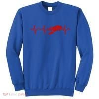 Heartbeat Crawfish Heart Frequency Boil Crew Lobster Season Meaningful Gift Sweatshirt thumb 0