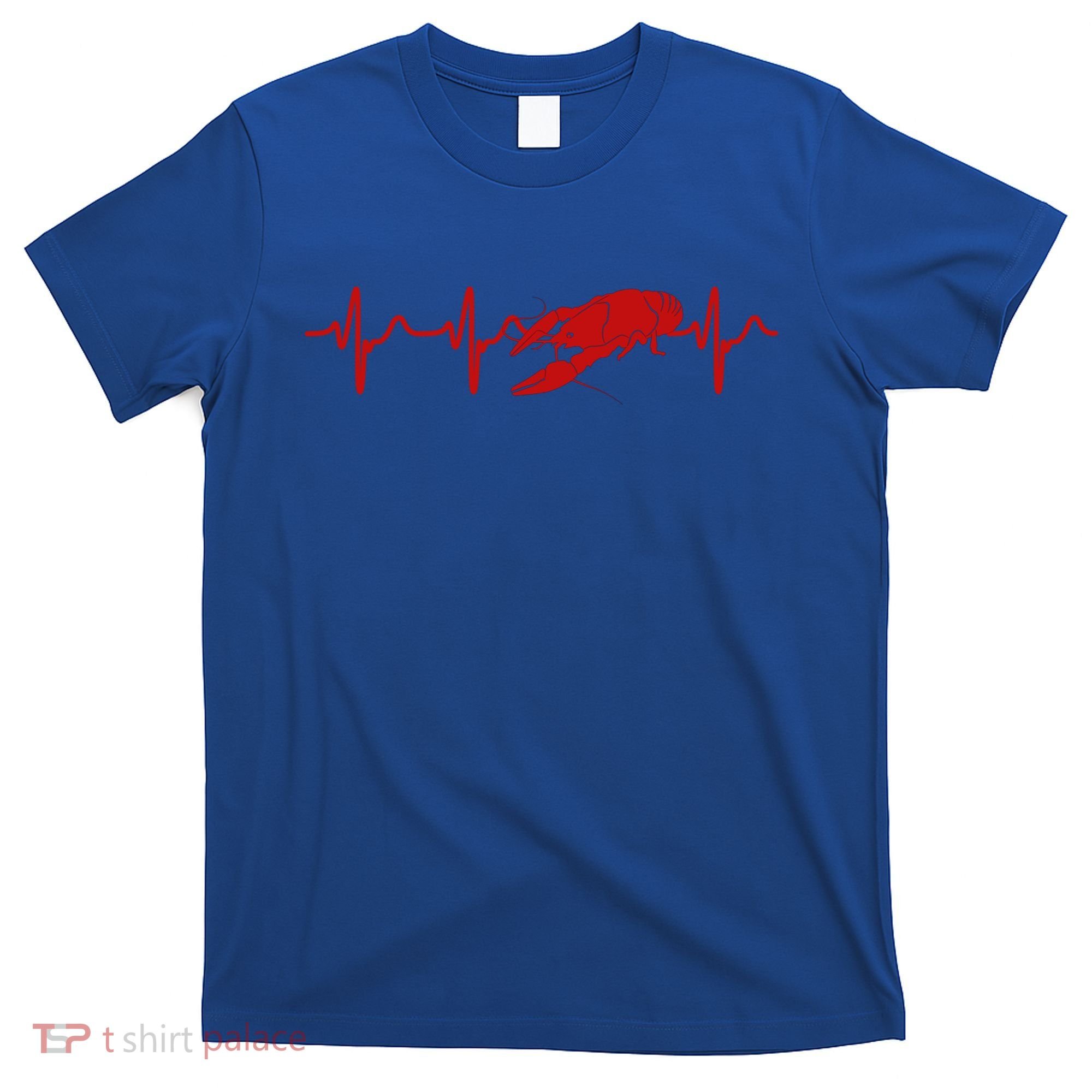 Heartbeat Crawfish Heart Frequency Boil Crew Lobster Season Meaningful Gift T-Shirt