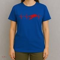 Heartbeat Crawfish Heart Frequency Boil Crew Lobster Season Meaningful Gift T-Shirt thumb 4