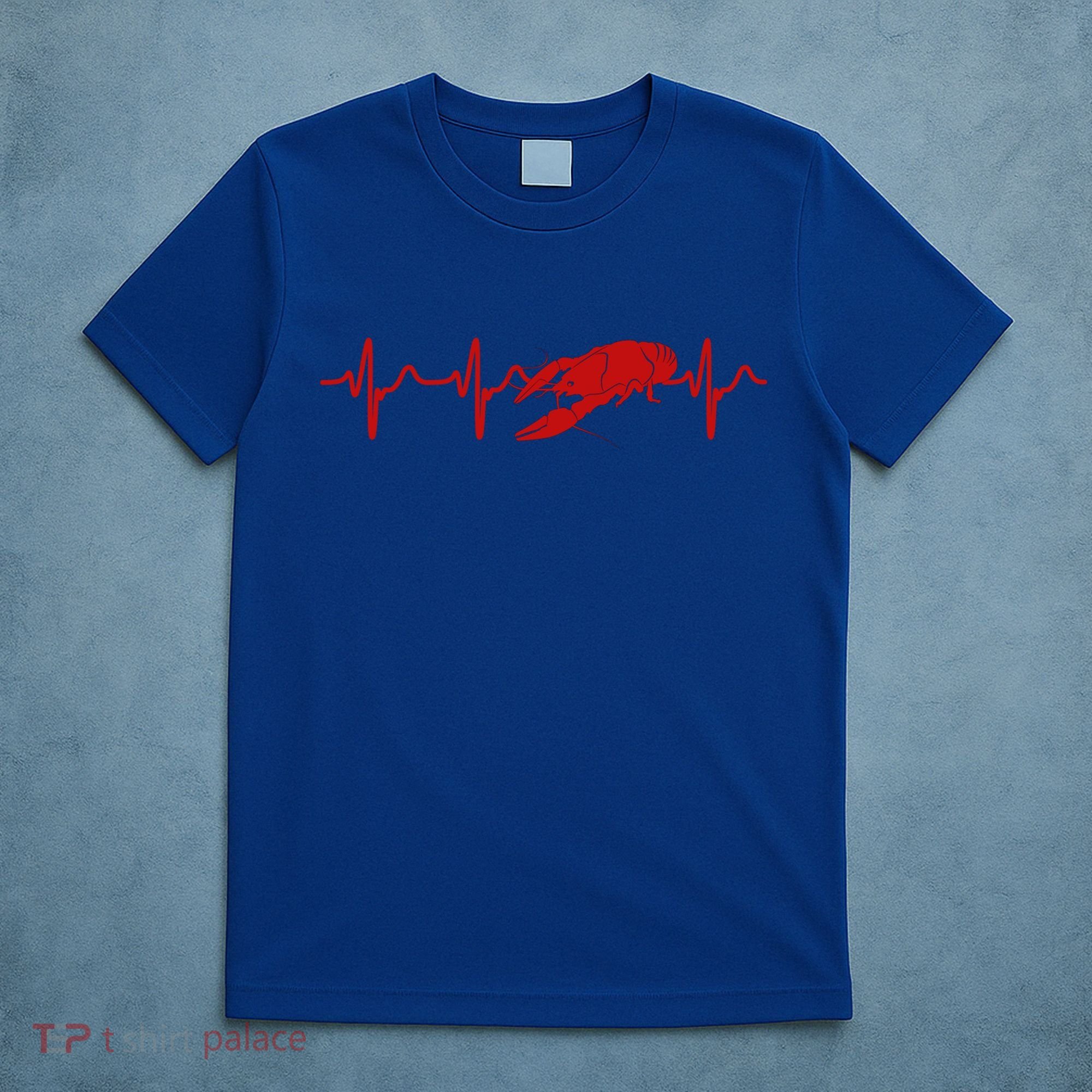Heartbeat Crawfish Heart Frequency Boil Crew Lobster Season Meaningful Gift T-Shirt