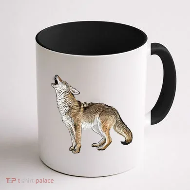 Howling Coyote Coffee Mug back