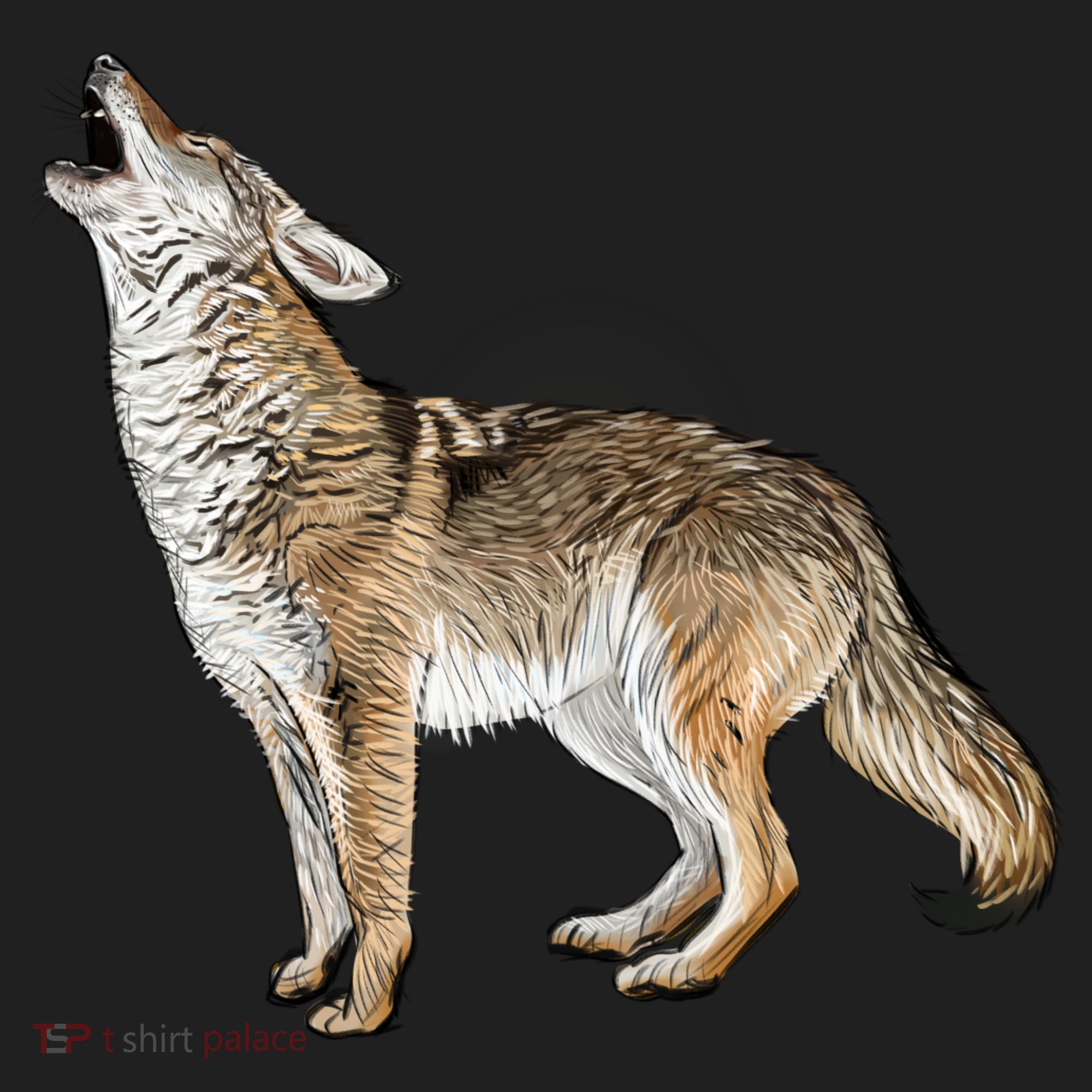 Howling Coyote Beanie