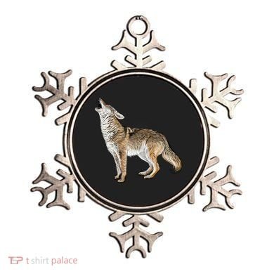 Howling Coyote Ornament
