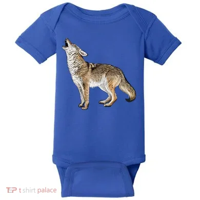 Howling Coyote Baby Bodysuit