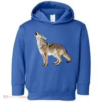 Howling Coyote Toddler Hoodie thumb 0