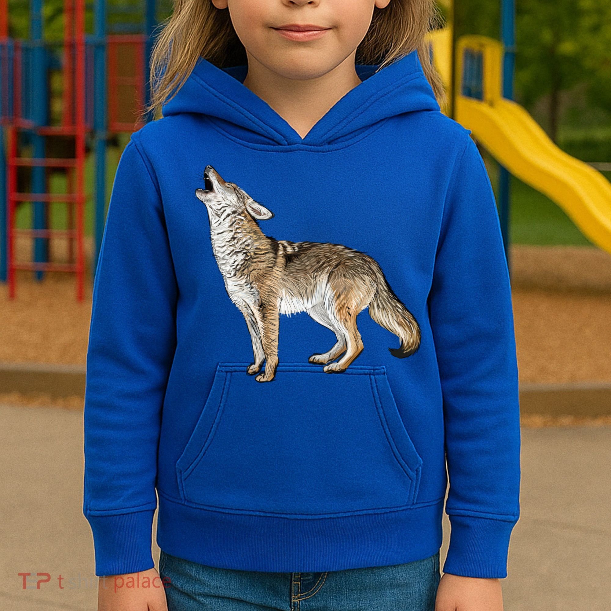 Howling Coyote Kids Hoodie