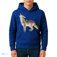 Howling Coyote Kids Hoodie thumb 4