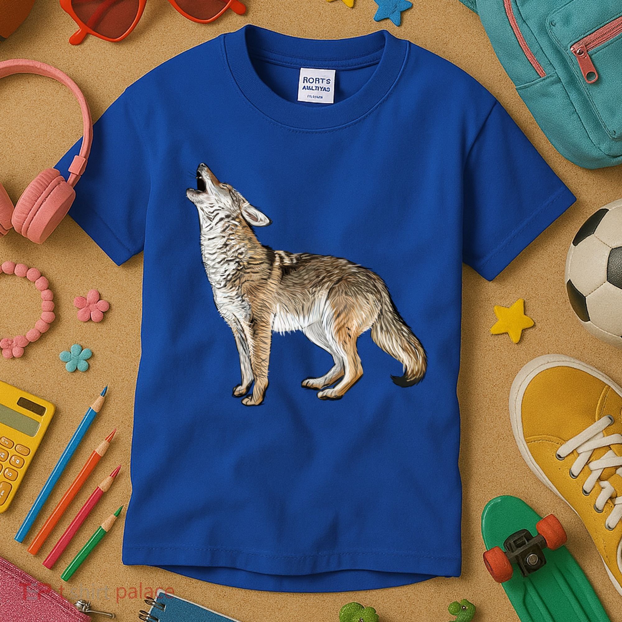 Howling Coyote Kids T-Shirt