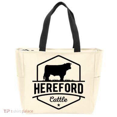 Hereford Cattle Hereford Cow For Cattle Farmer Tote Bag