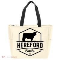Hereford Cattle Hereford Cow For Cattle Farmer Tote Bag thumb 0