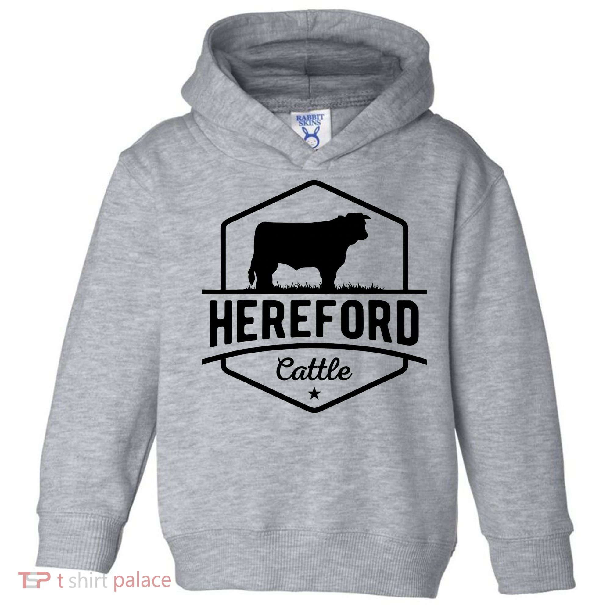 Hereford Cattle Hereford Cow For Cattle Farmer Toddler Hoodie