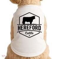 Hereford Cattle Hereford Cow For Cattle Farmer Doggie Tank thumb 0