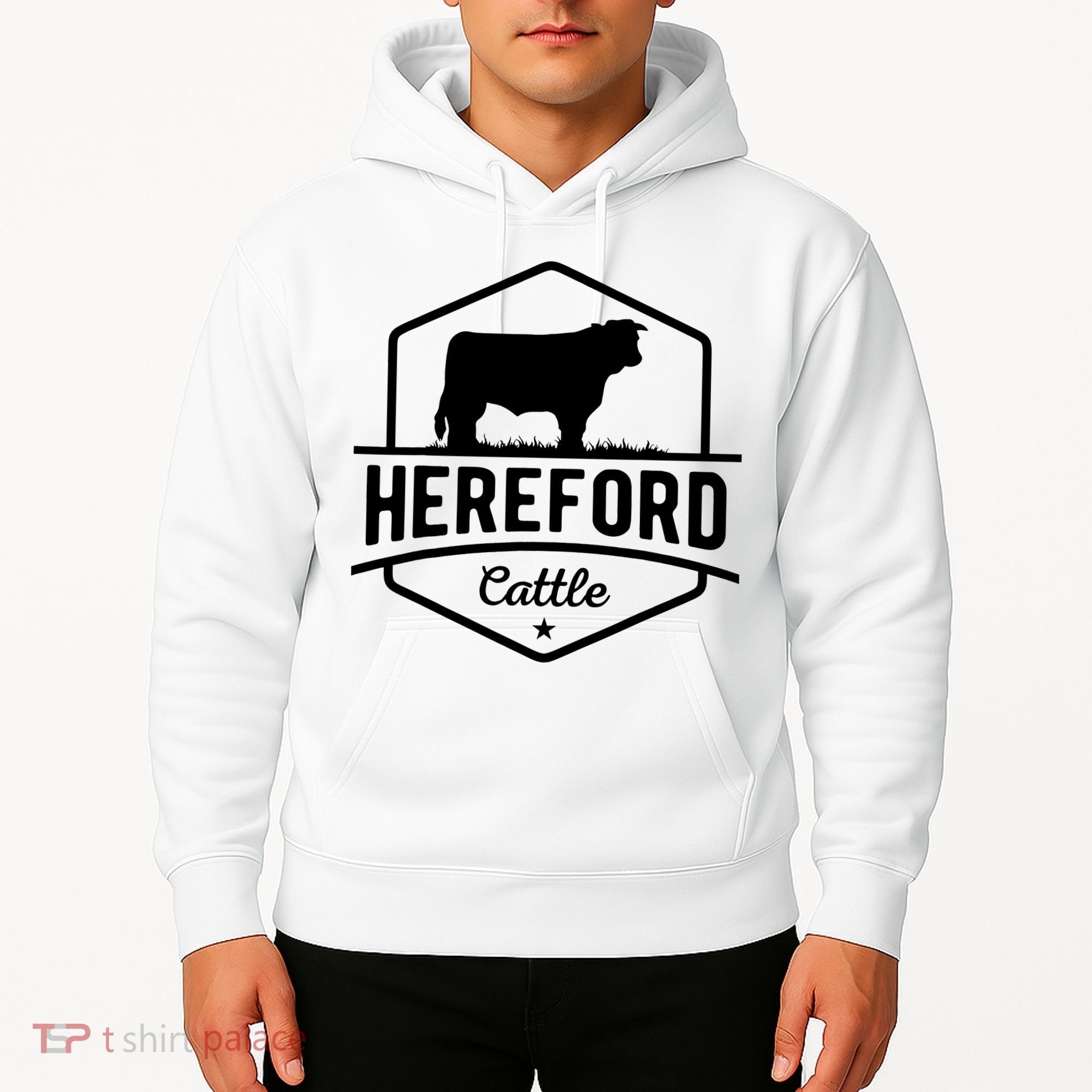 Hereford Cattle Hereford Cow For Cattle Farmer Hoodie