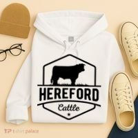 Hereford Cattle Hereford Cow For Cattle Farmer Hoodie thumb 4