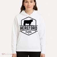 Hereford Cattle Hereford Cow For Cattle Farmer Hoodie thumb 5