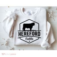 Hereford Cattle Hereford Cow For Cattle Farmer Sweatshirt thumb 2