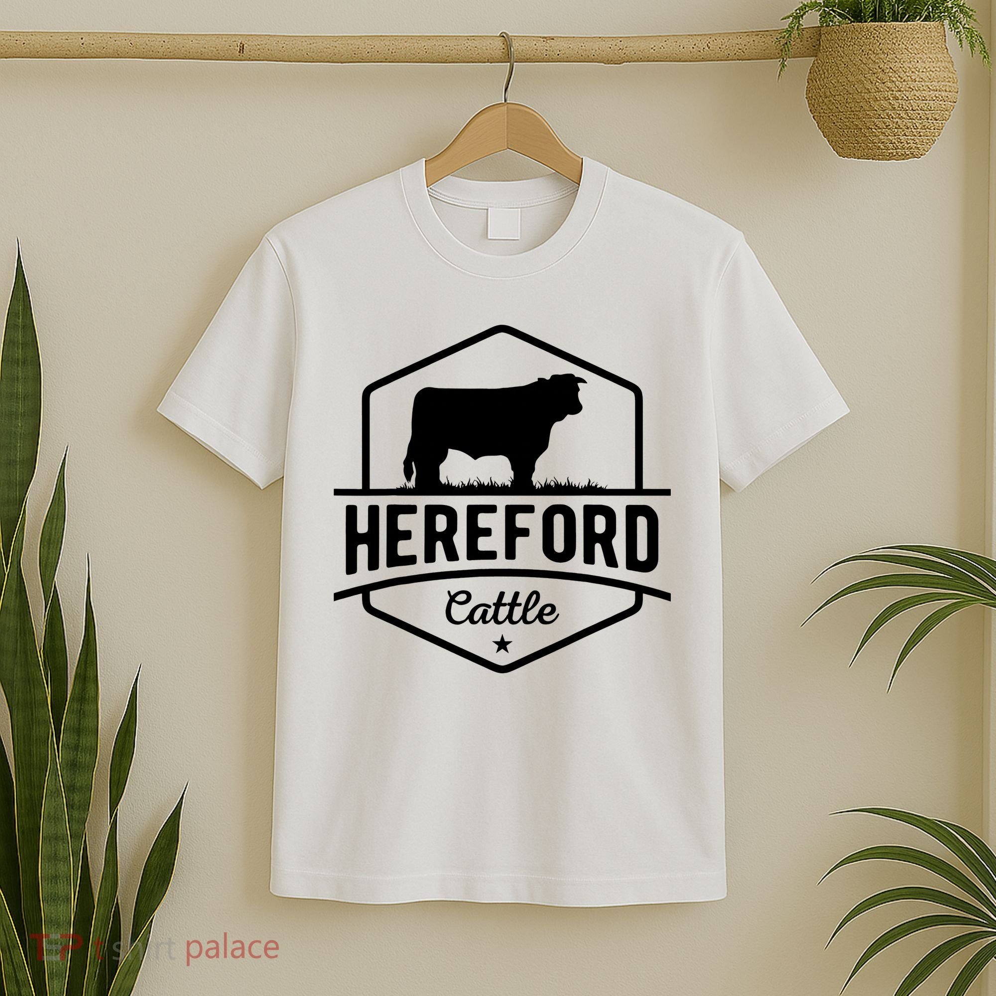 Hereford Cattle Hereford Cow For Cattle Farmer T-Shirt