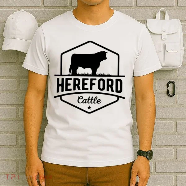 Hereford Cattle Hereford Cow For Cattle Farmer T-Shirt
