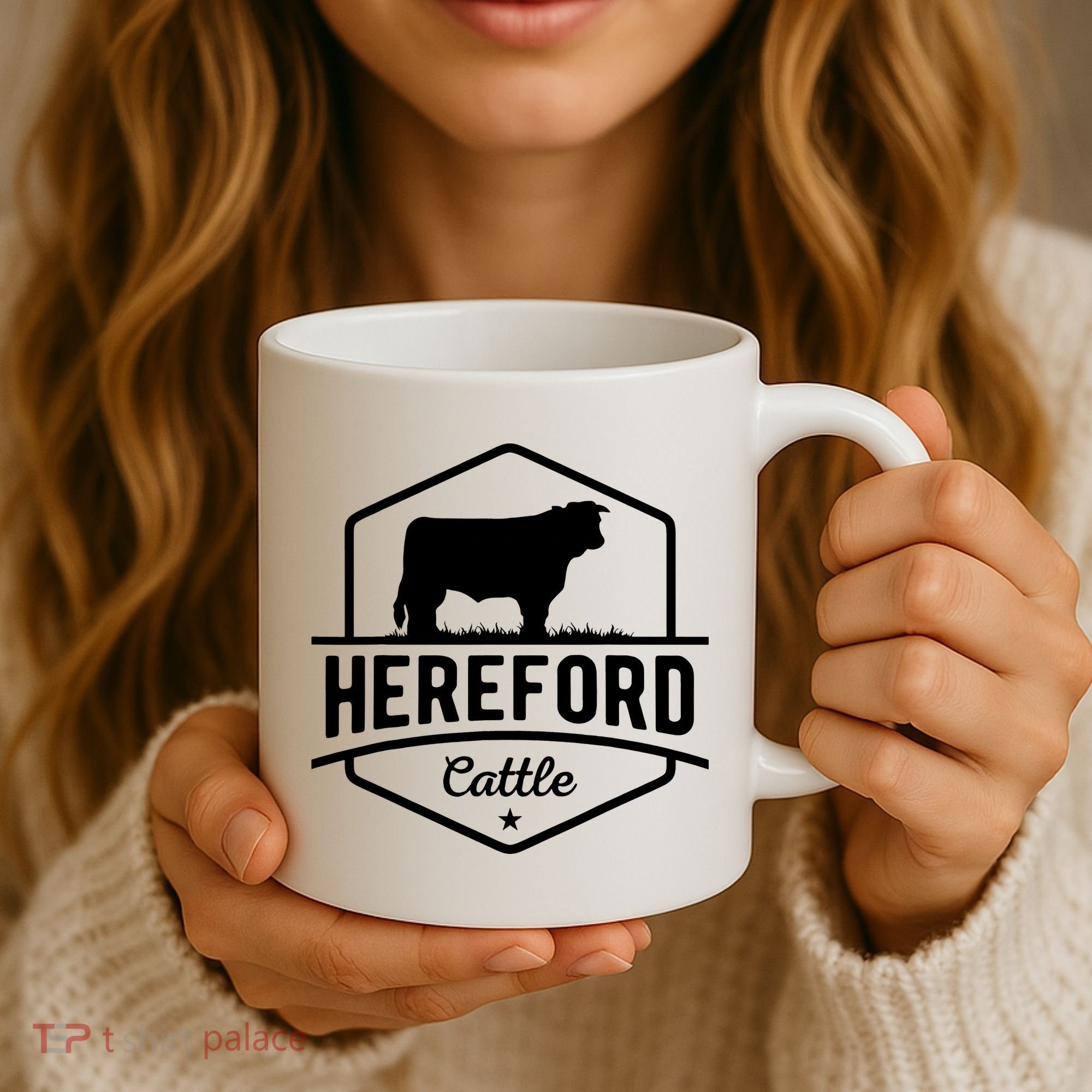 Hereford Cattle Hereford Cow For Cattle Farmer Coffee Mug