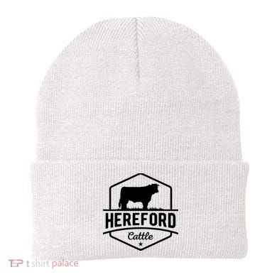 Hereford Cattle Hereford Cow For Cattle Farmer Beanie