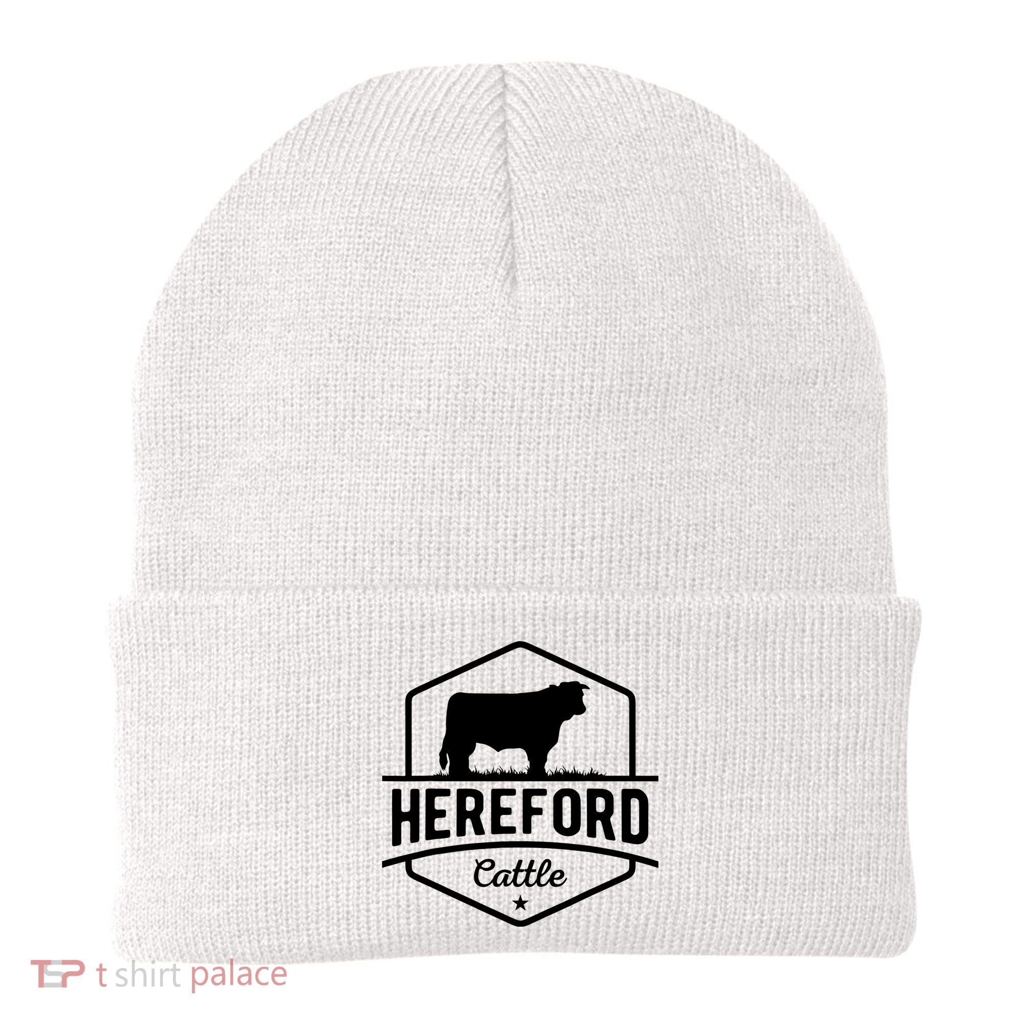 Hereford Cattle Hereford Cow For Cattle Farmer Beanie