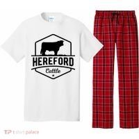 Hereford Cattle Hereford Cow For Cattle Farmer Pajama Set thumb 0