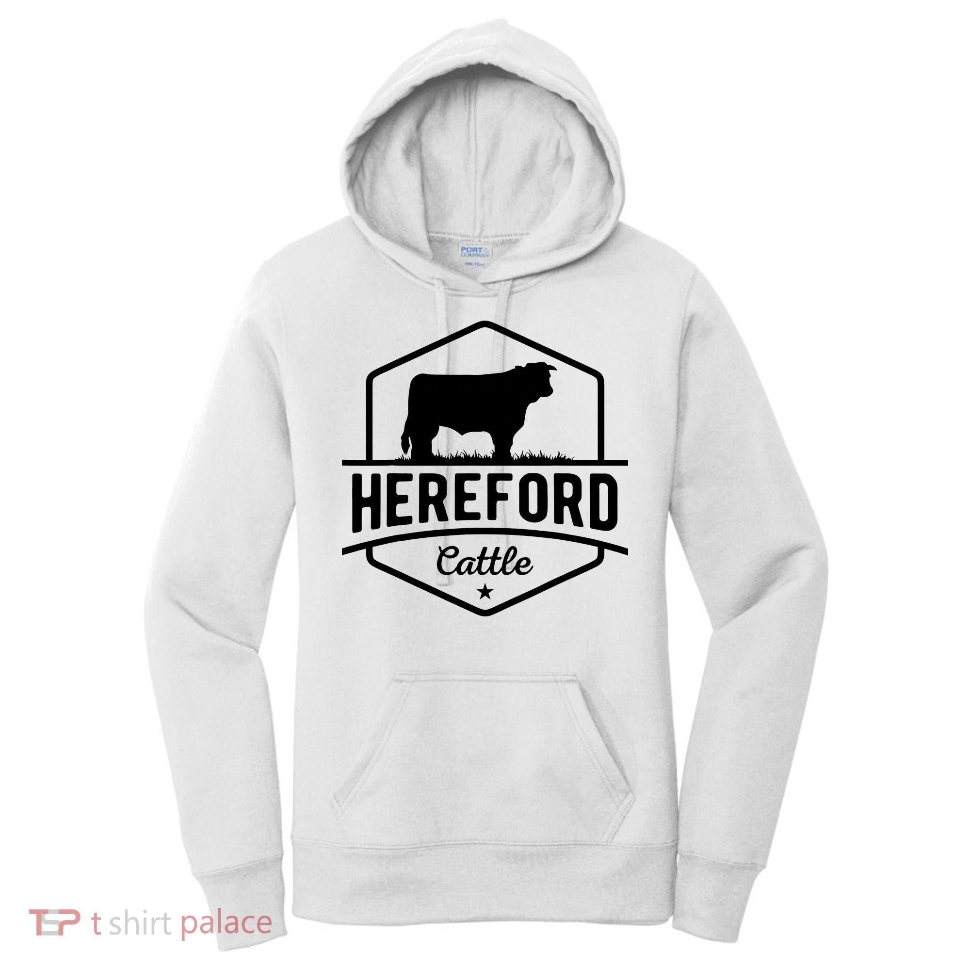 Hereford Cattle Hereford Cow For Cattle Farmer Women's Hoodie