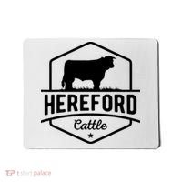 Hereford Cattle Hereford Cow For Cattle Farmer Mousepad thumb 0