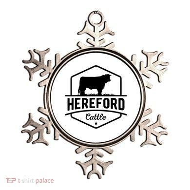 Hereford Cattle Hereford Cow For Cattle Farmer Ornament