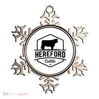 Hereford Cattle Hereford Cow For Cattle Farmer Ornament thumb 0