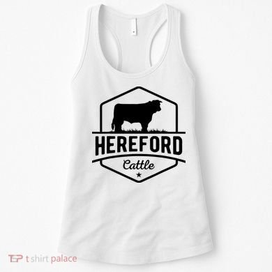 Hereford Cattle Hereford Cow For Cattle Farmer Women's Tank Top