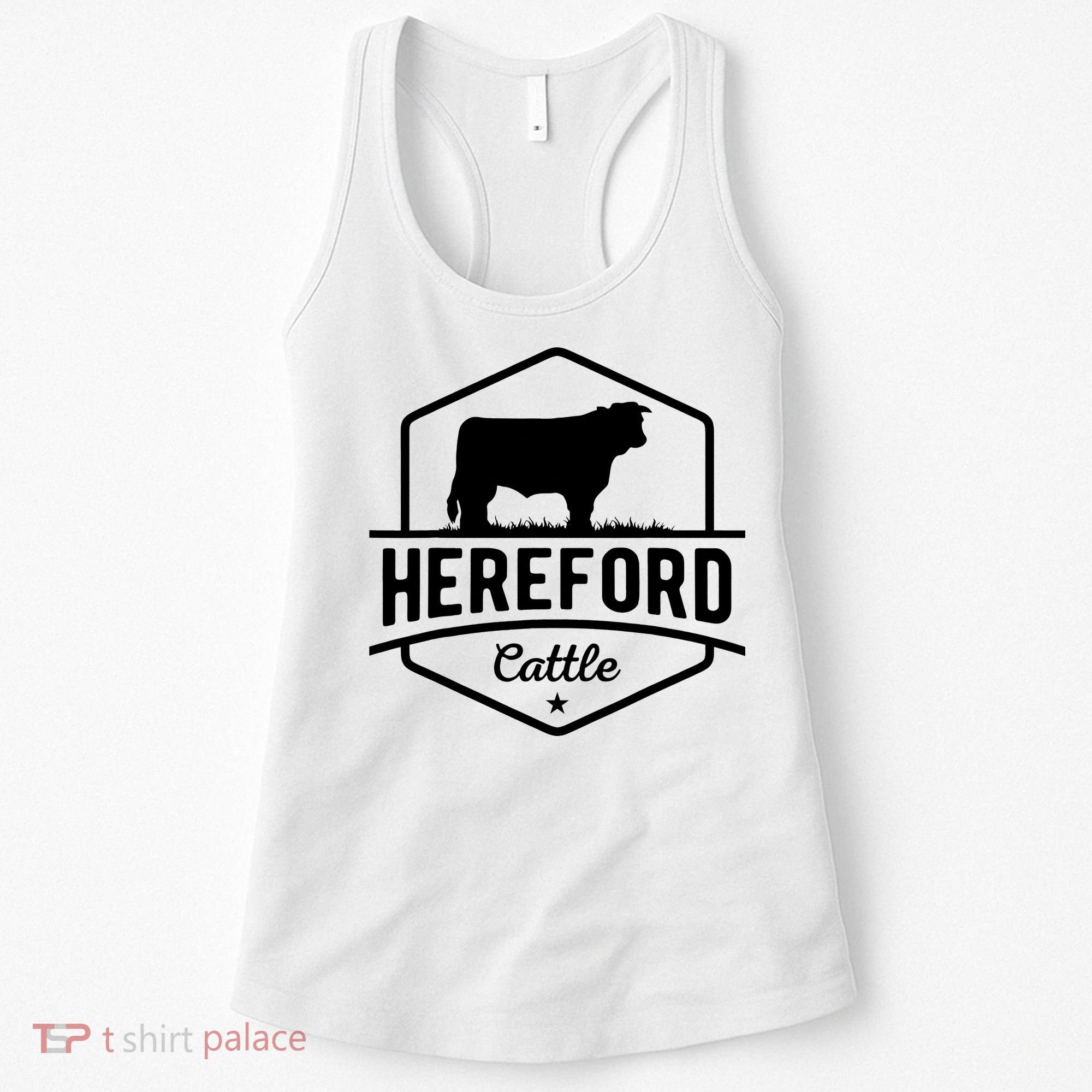 Hereford Cattle Hereford Cow For Cattle Farmer Women's Tank Top