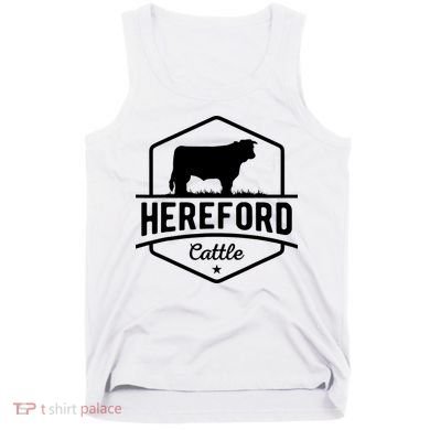 Hereford Cattle Hereford Cow For Cattle Farmer Tank Top