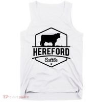 Hereford Cattle Hereford Cow For Cattle Farmer Tank Top thumb 0