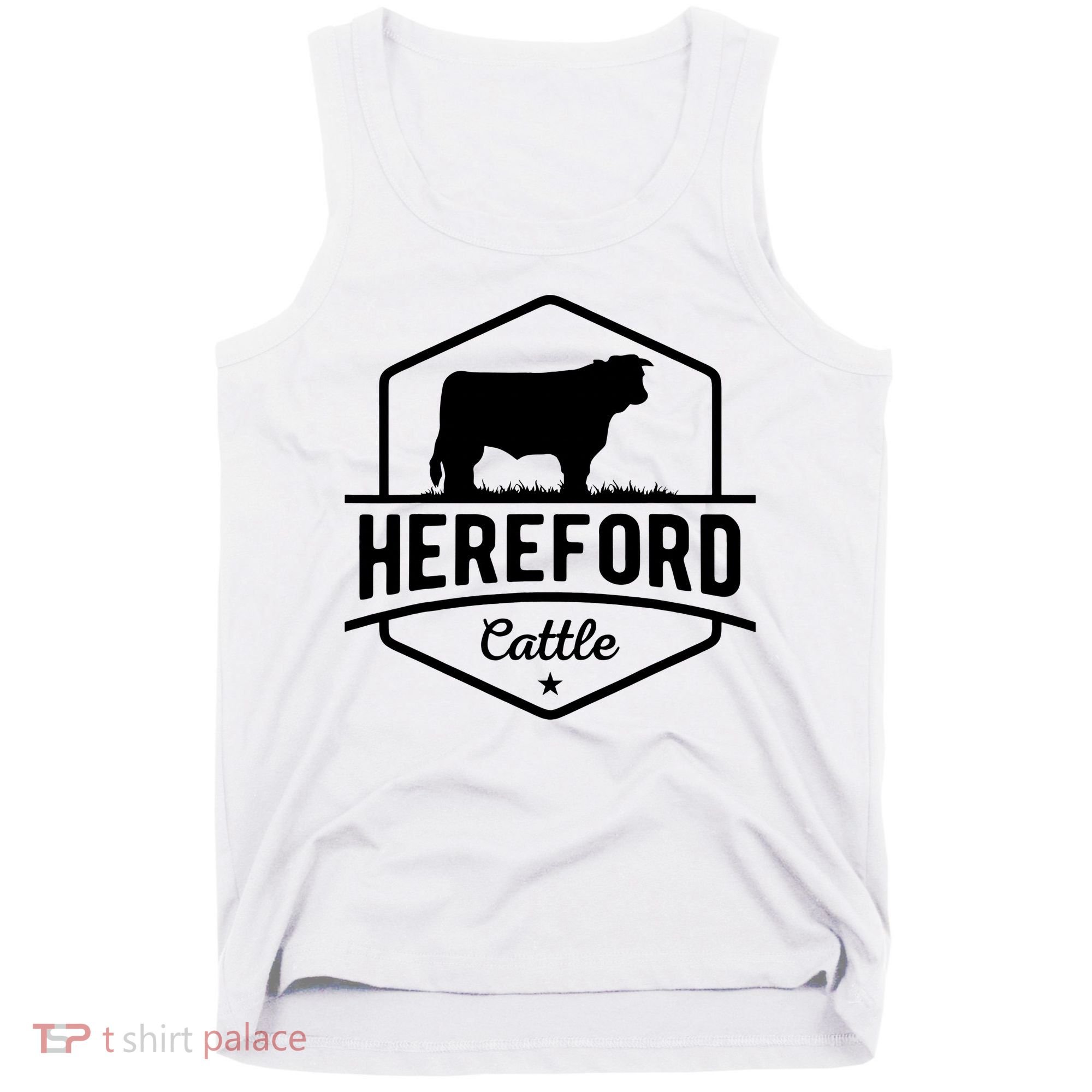 Hereford Cattle Hereford Cow For Cattle Farmer Tank Top