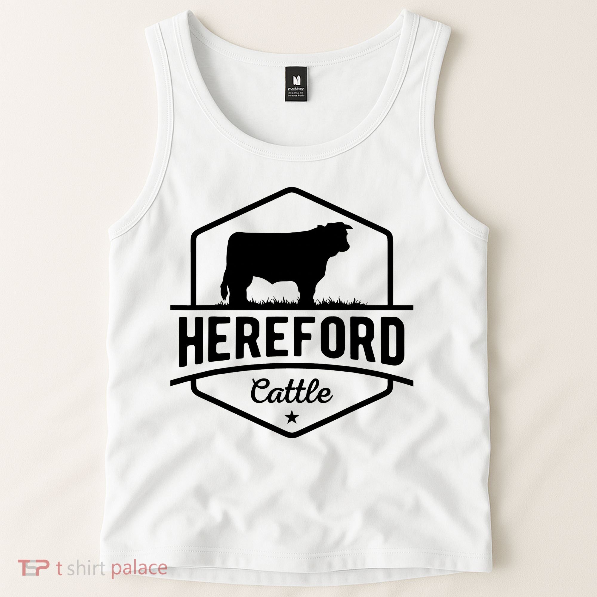 Hereford Cattle Hereford Cow For Cattle Farmer Tank Top