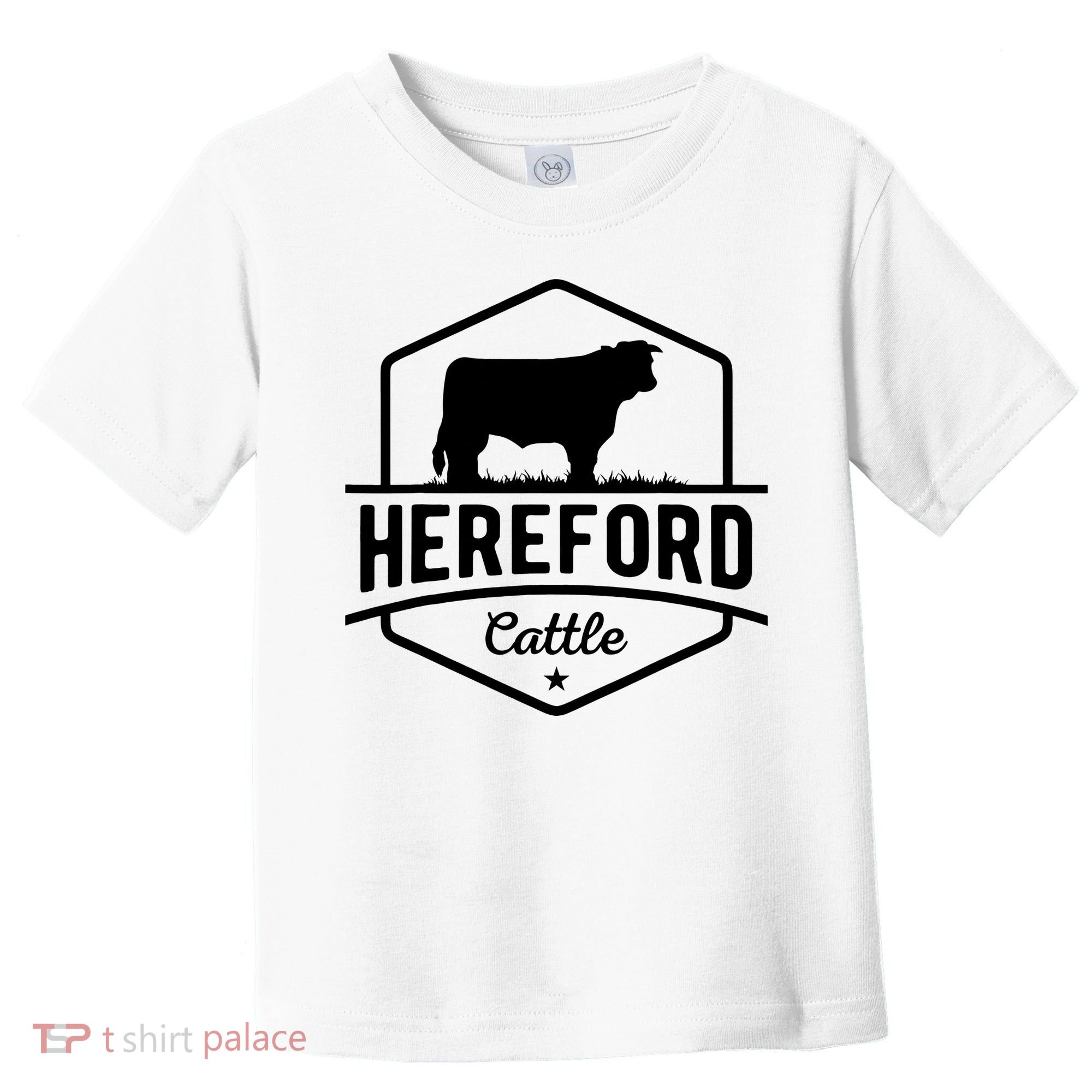 Hereford Cattle Hereford Cow For Cattle Farmer Toddler T-Shirt