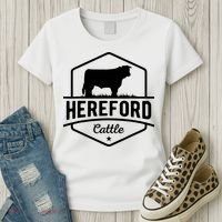 Hereford Cattle Hereford Cow For Cattle Farmer Women's T-Shirt thumb 3
