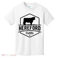 Hereford Cattle Hereford Cow For Cattle Farmer Kids T-Shirt thumb 0