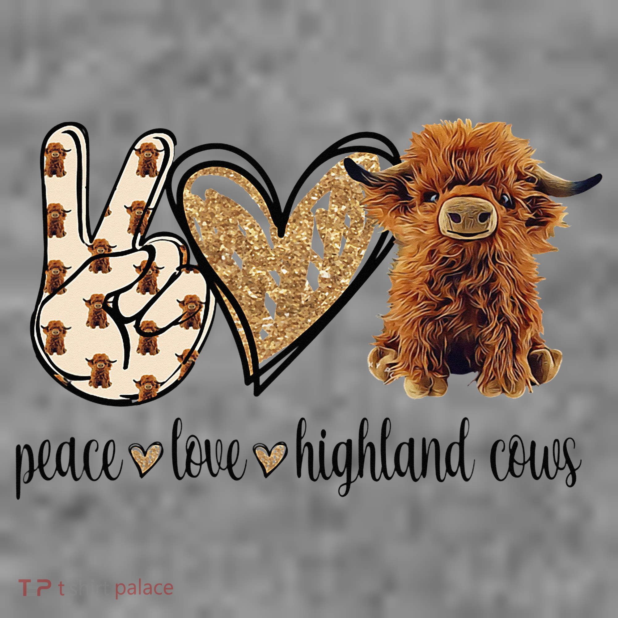 Highland Cow Toddler Hoodie