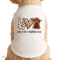 Highland Cow Doggie Tank thumb 0