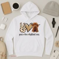 Highland Cow Hoodie thumb 3