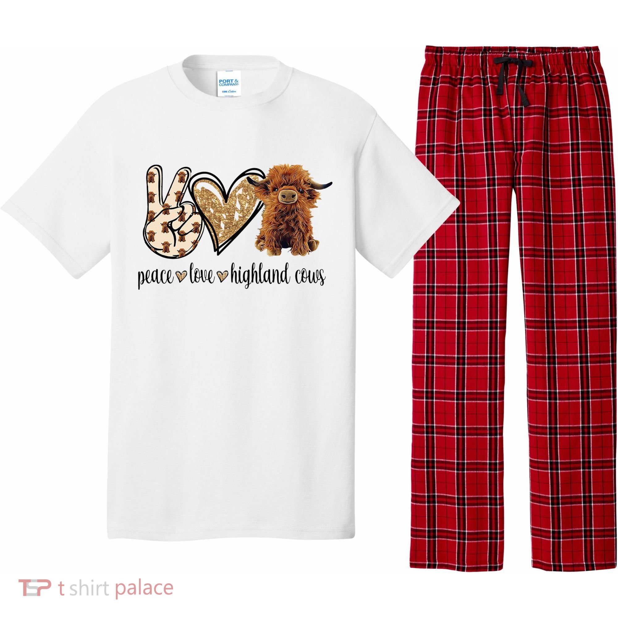Highland Cow Pajama Set