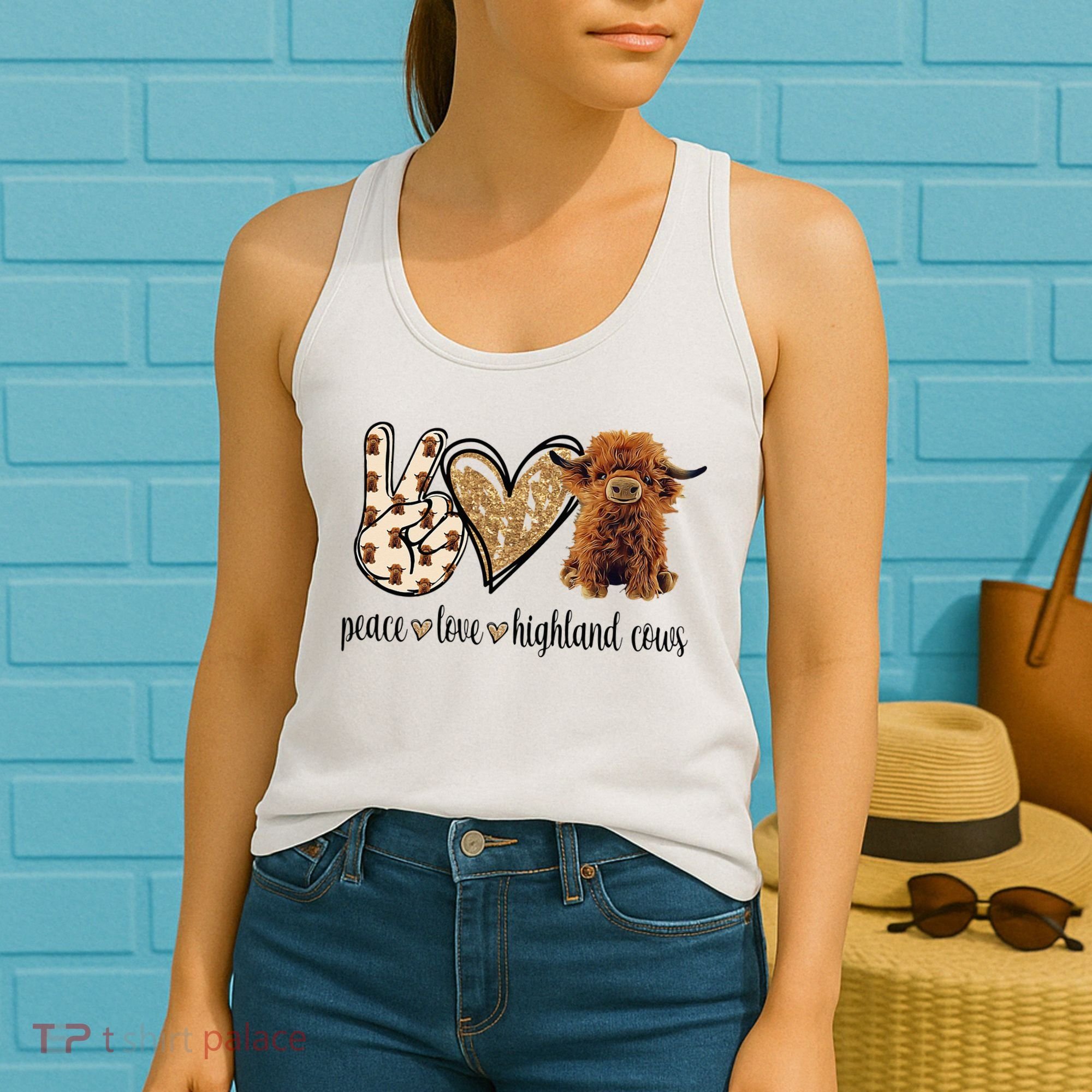 Highland Cow Women's Tank Top