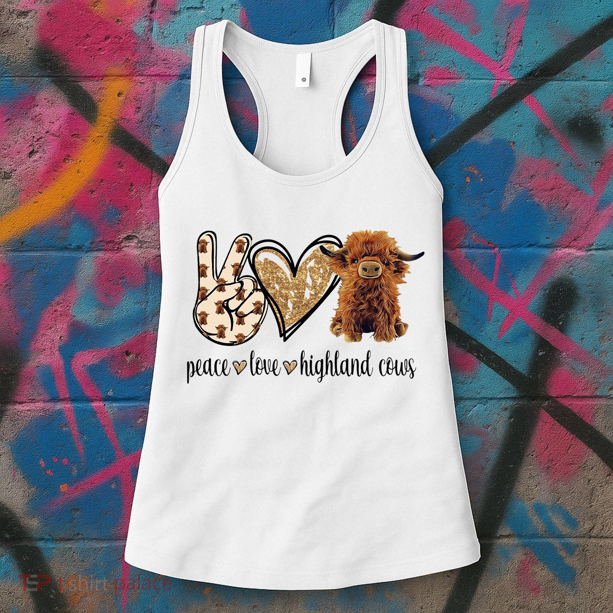 Highland Cow Women's Tank Top