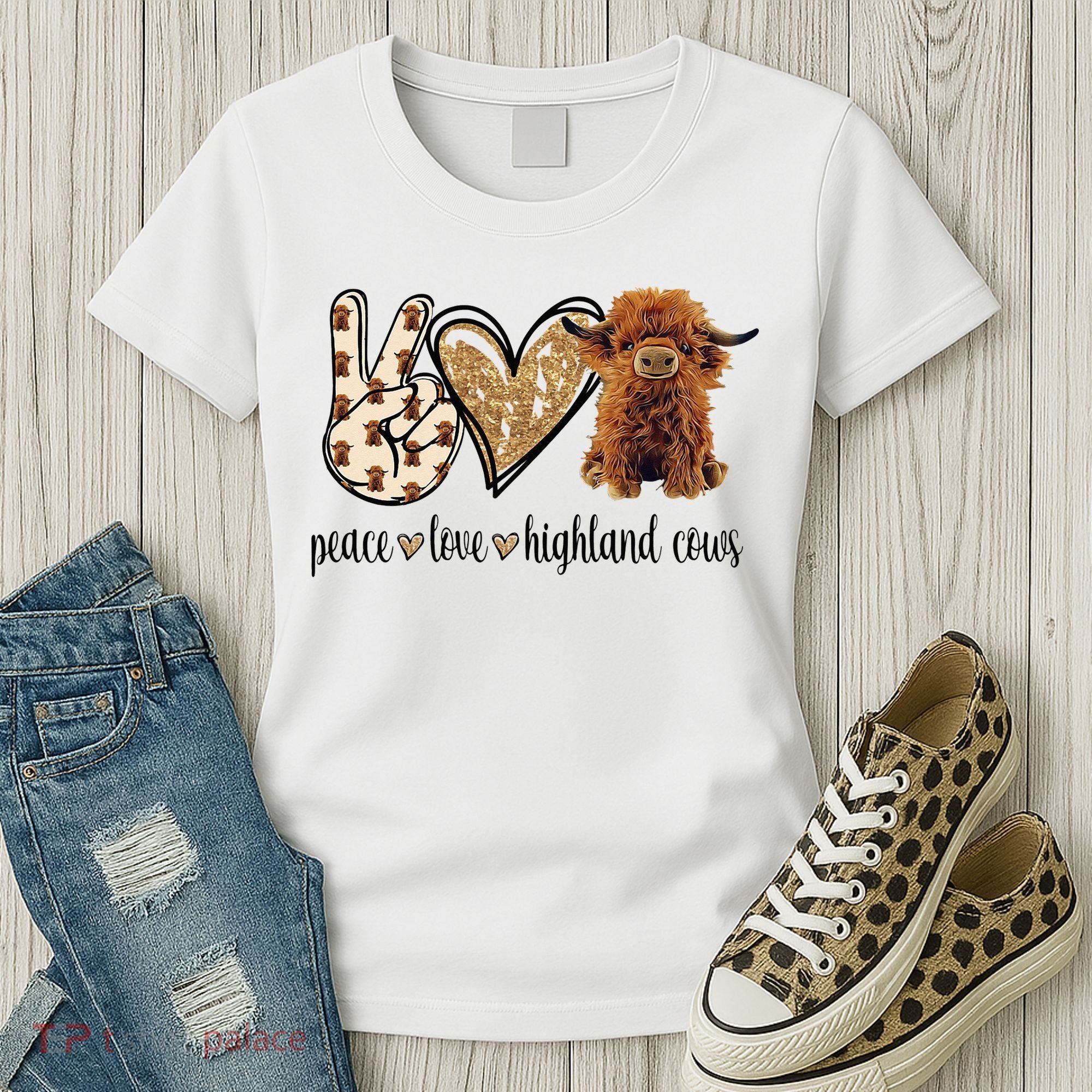 Highland Cow Women's T-Shirt