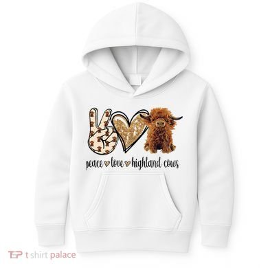 Highland Cow Kids Hoodie
